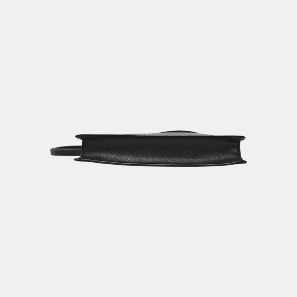 Saffiano Calfskin Shoulder Bag Black