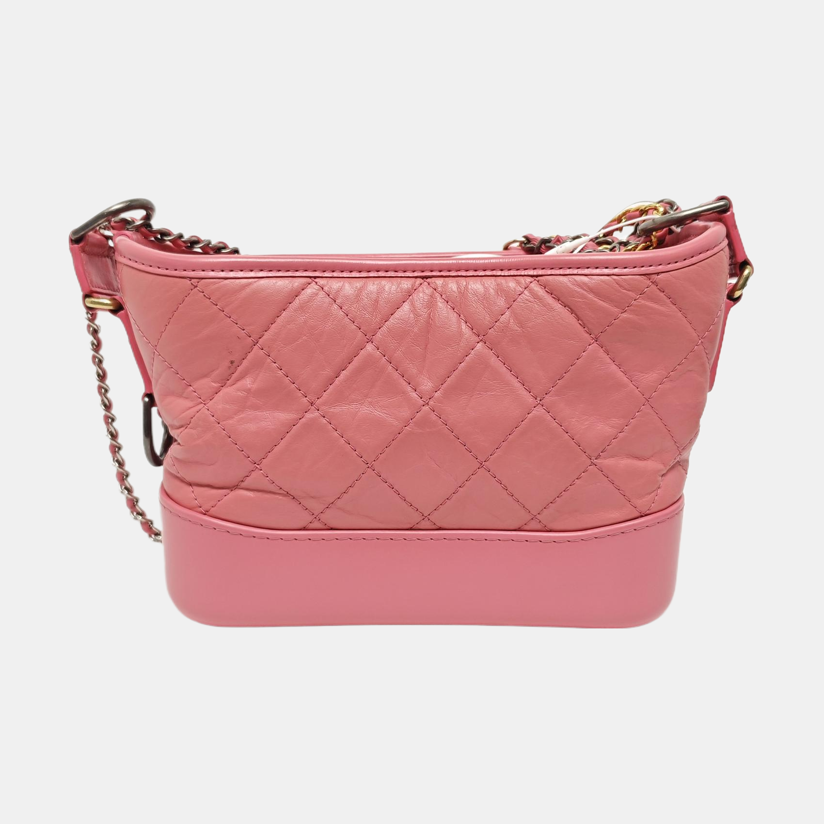 GABRIELLE Small Quilted Calfskin Red