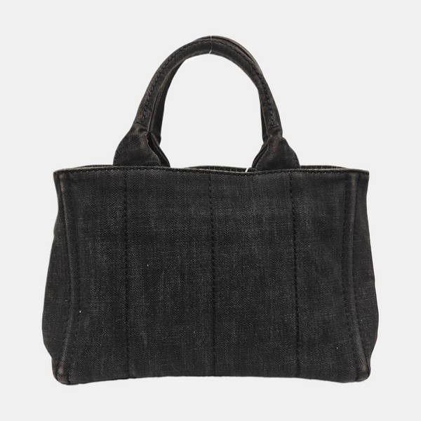Denim Quilted Denim Gray