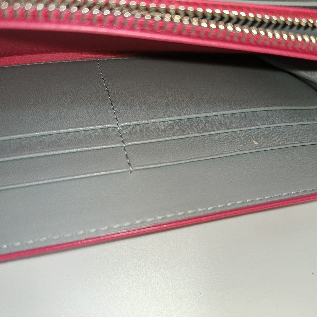 Miss Dior Cannage Lambskin Red Wallet