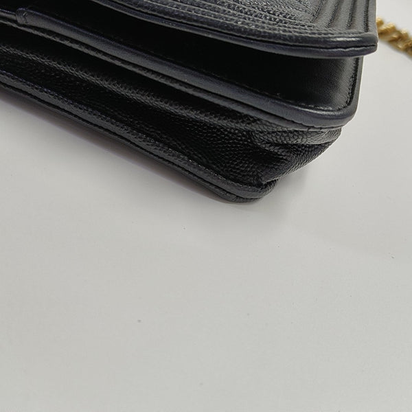 BOY CHANEL Mini Quilted Grained Calfskin Black