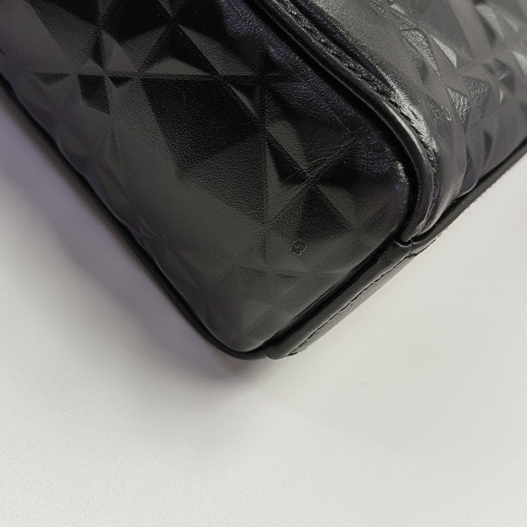 Lady D-Joy Medium Cannage Calfskin Black