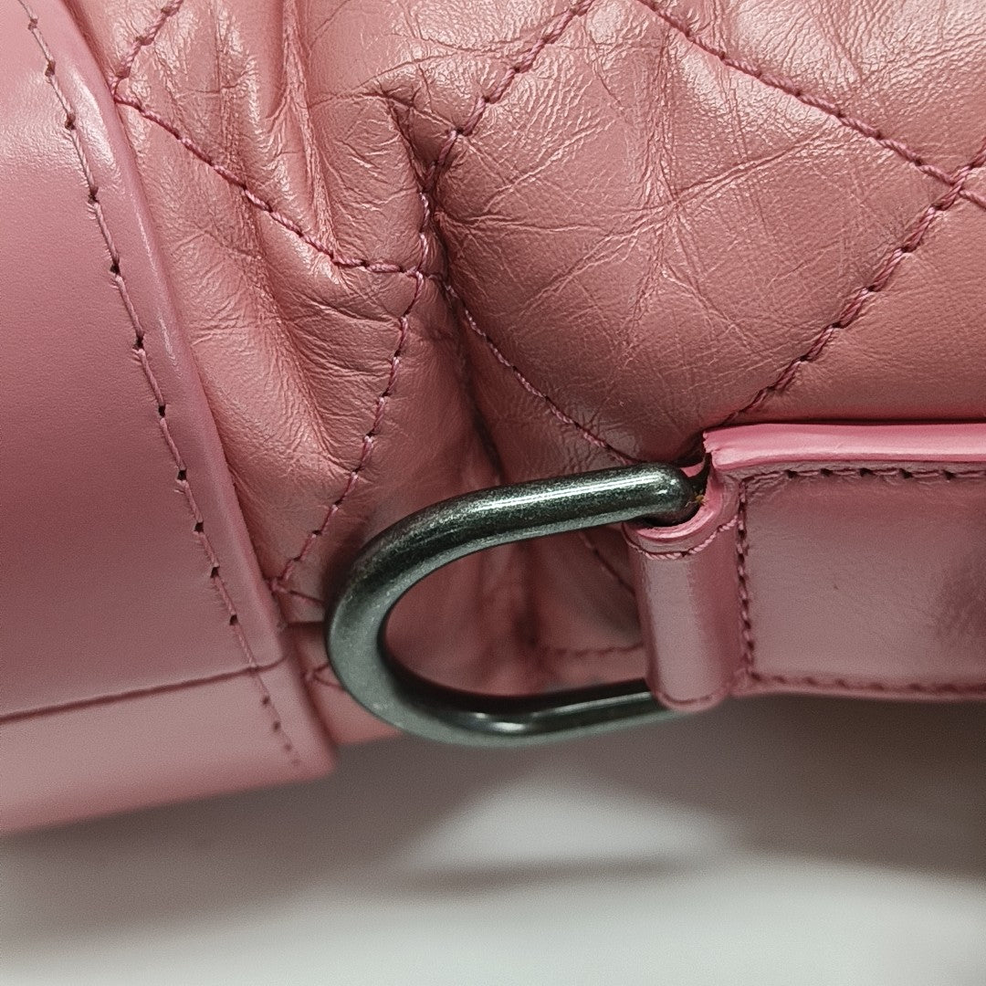 GABRIELLE Small Quilted Calfskin Red