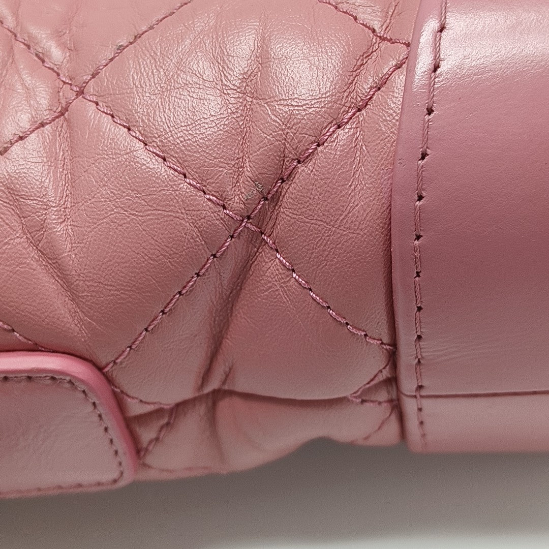 GABRIELLE Small Quilted Calfskin Red