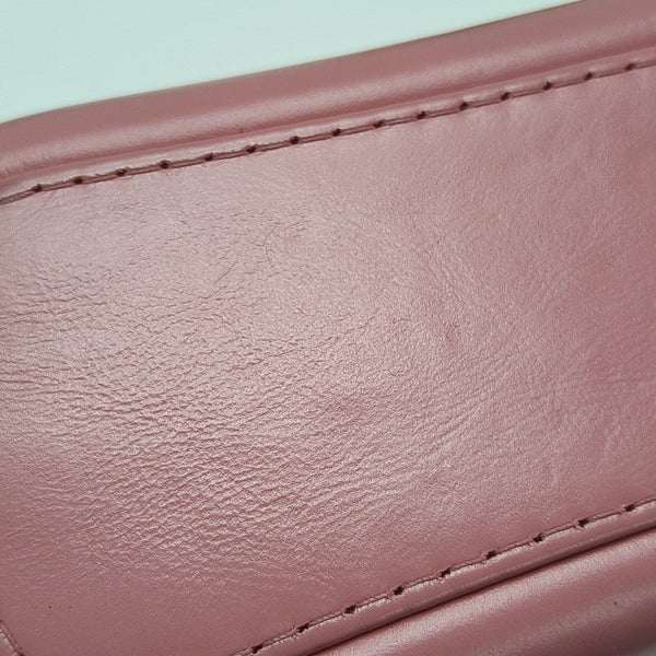 GABRIELLE Small Quilted Calfskin Red