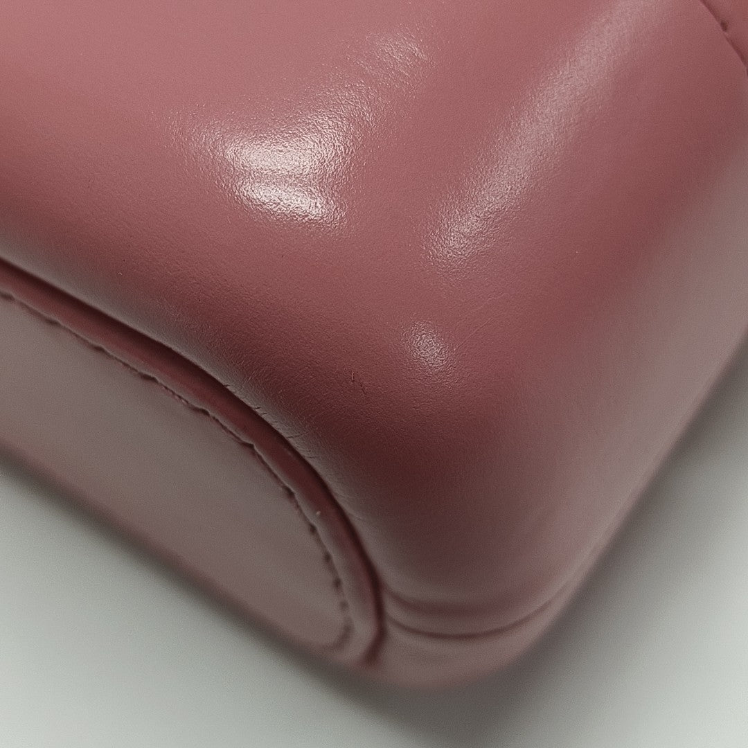 GABRIELLE Small Quilted Calfskin Red