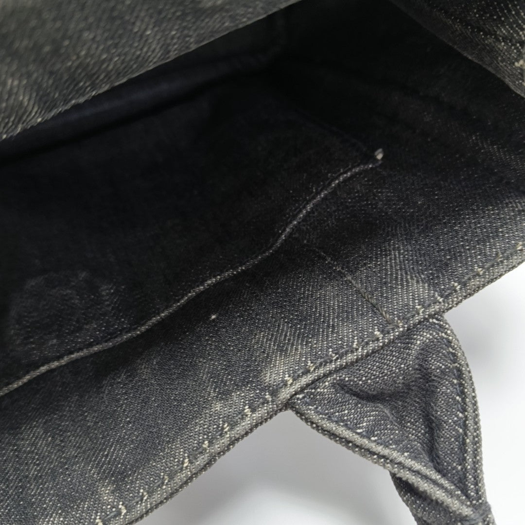 Denim Quilted Denim Gray