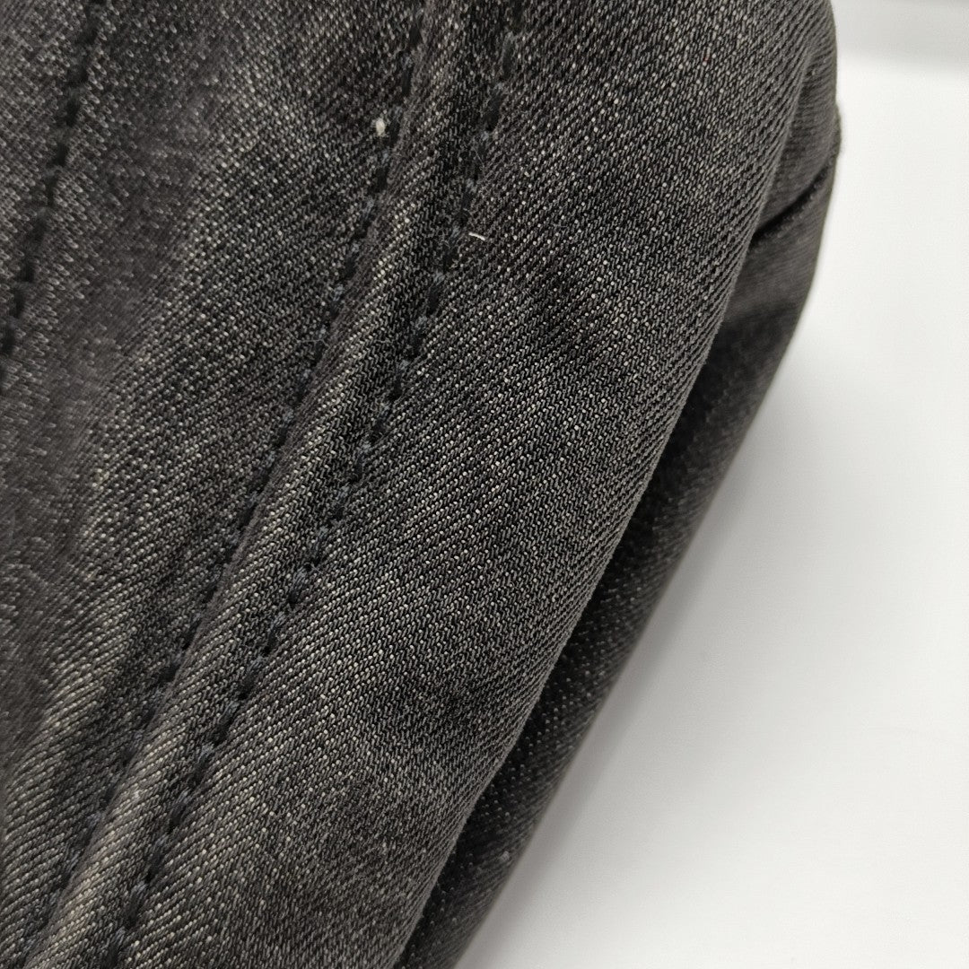 Denim Quilted Denim Gray