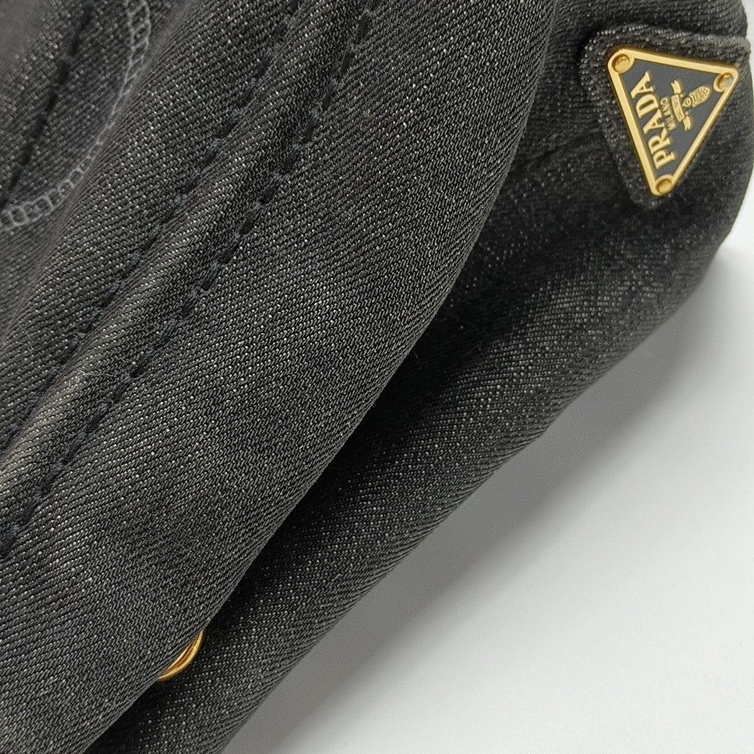 Denim Quilted Denim Gray