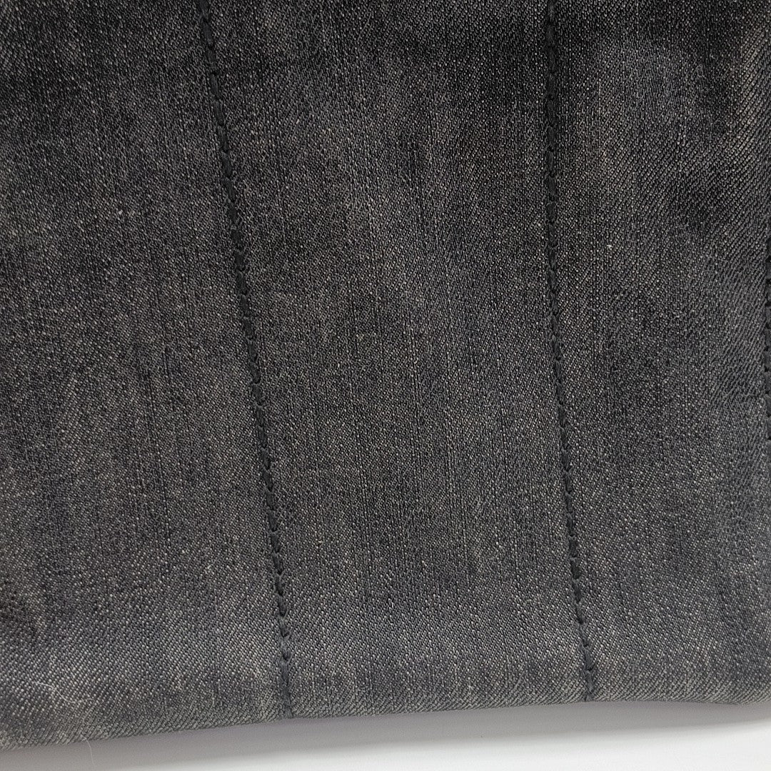 Denim Quilted Denim Gray