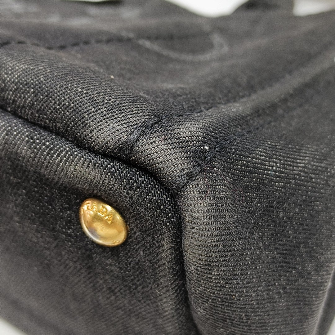 Denim Quilted Denim Gray