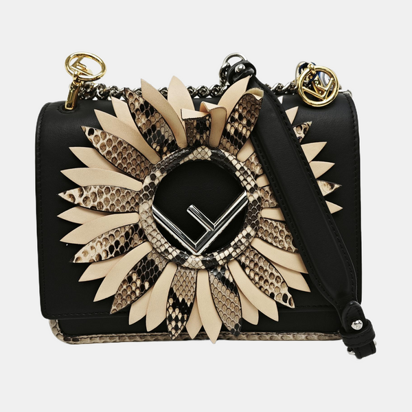 Calfskin Shoulder Bag Black