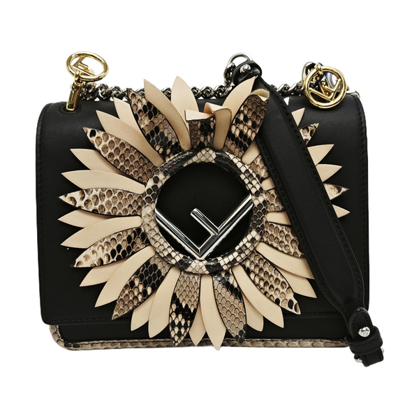 Calfskin Shoulder Bag Black