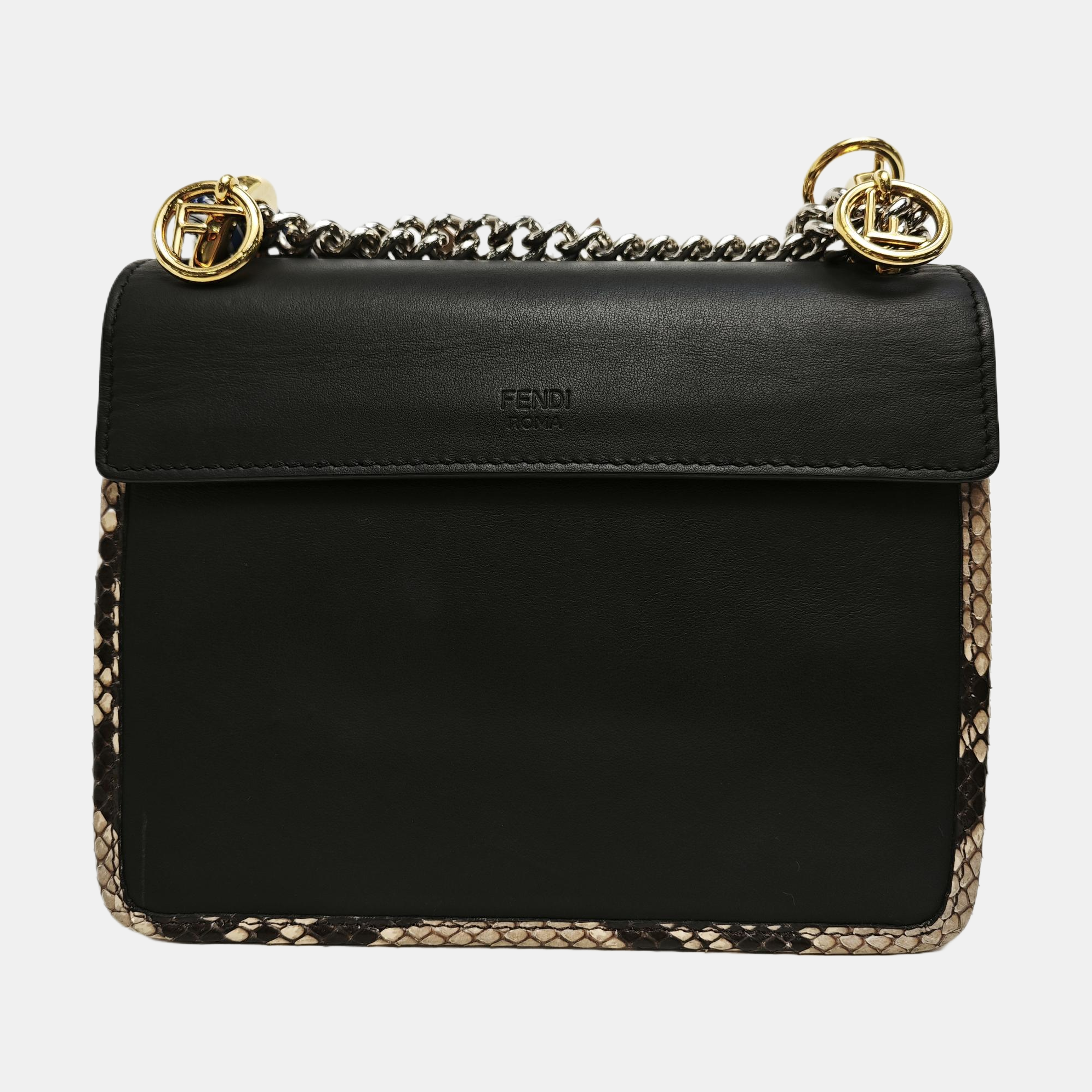 Calfskin Shoulder Bag Black