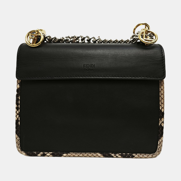 Calfskin Shoulder Bag Black