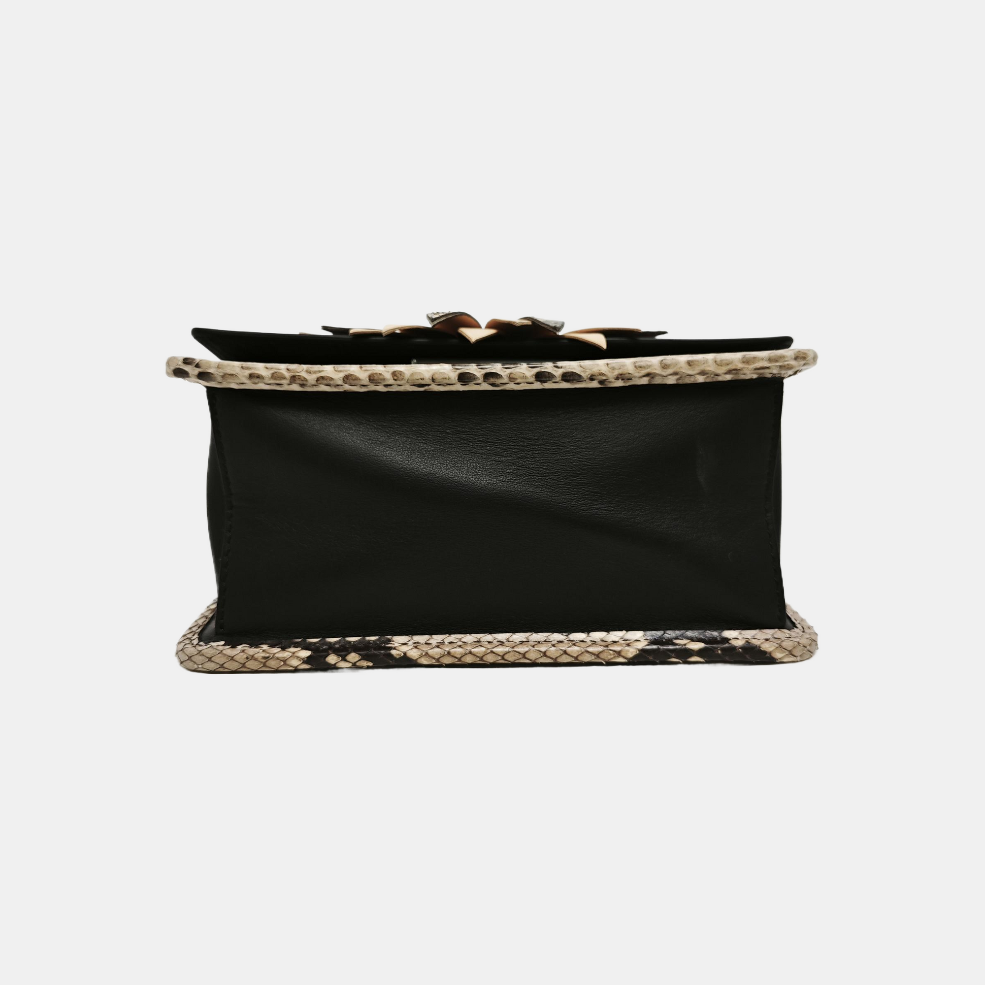 Calfskin Shoulder Bag Black