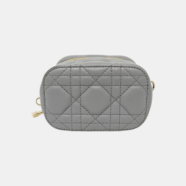 Vanity Lady Dior Cannage Calfskin Blue