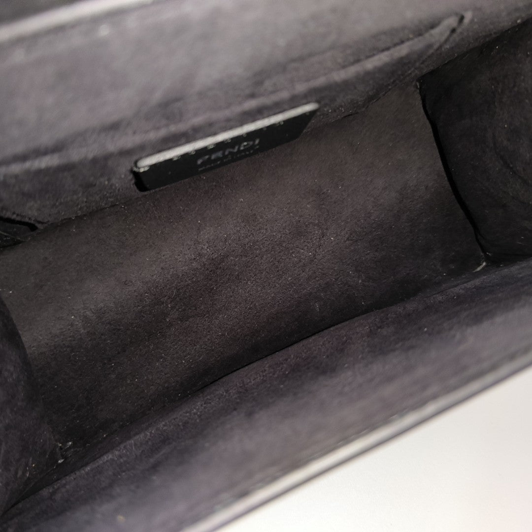Calfskin Shoulder Bag Black
