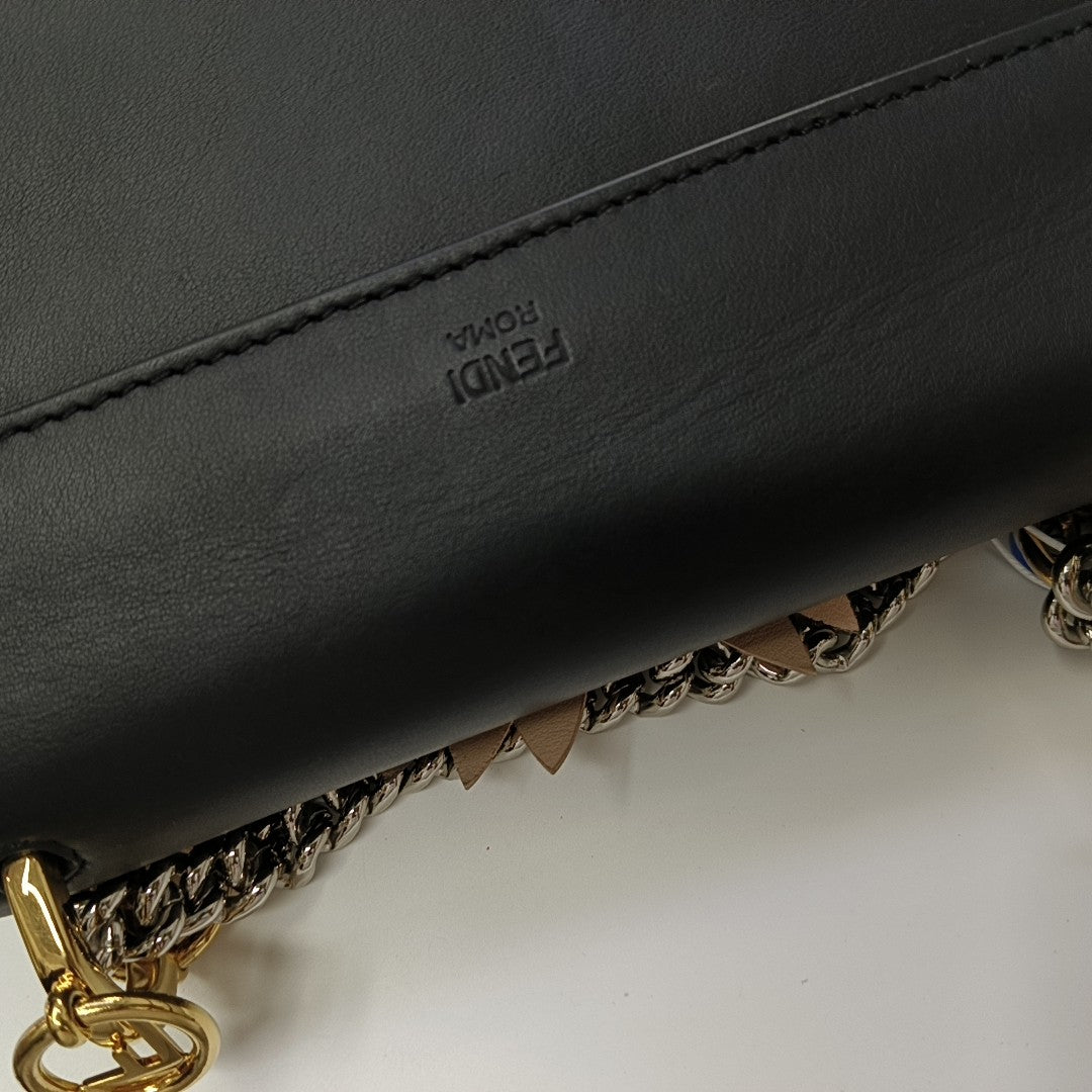 Calfskin Shoulder Bag Black