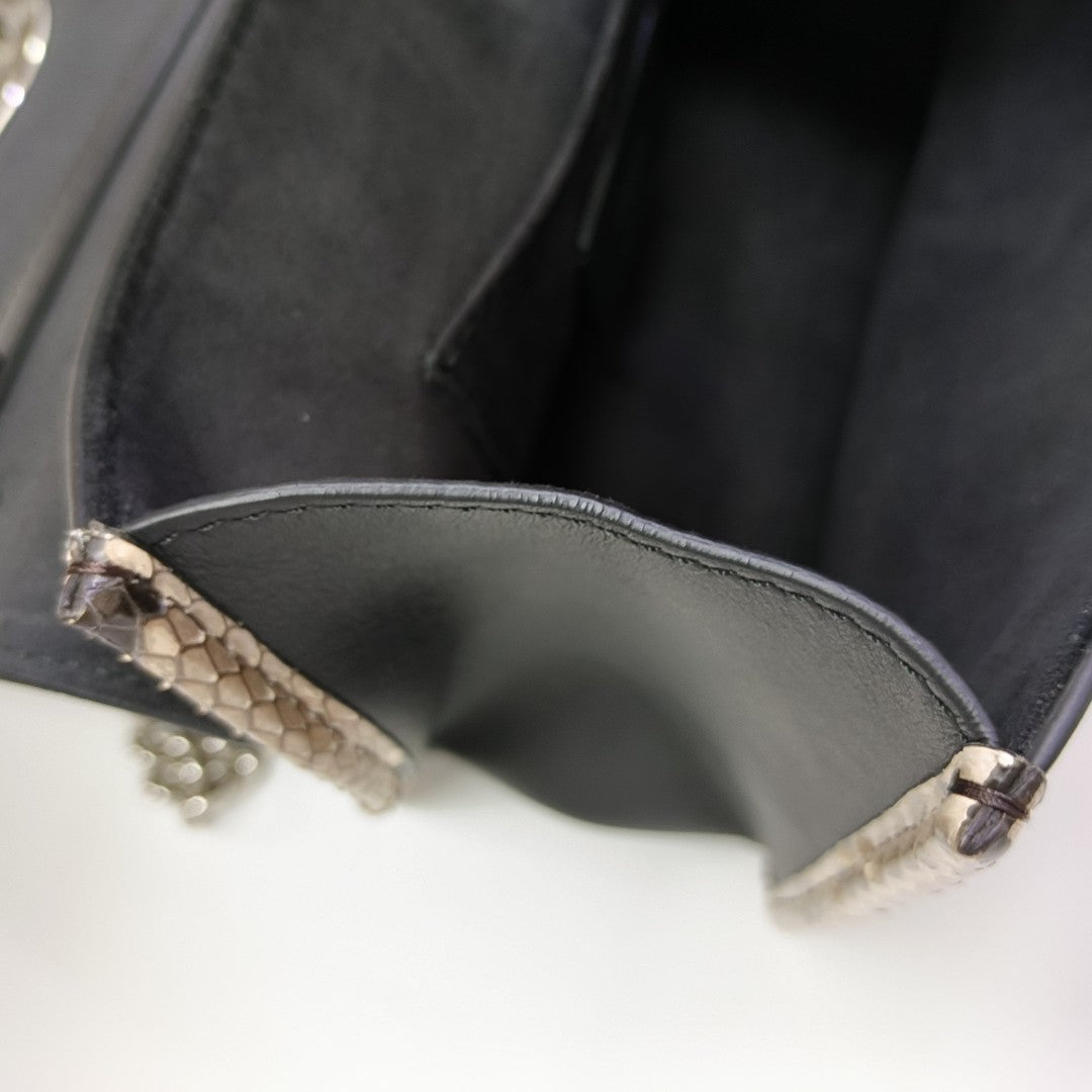 Calfskin Shoulder Bag Black