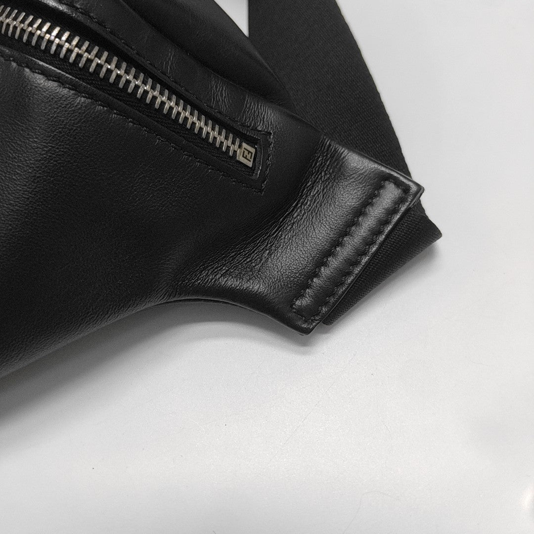 Calfskin Belt Bag Black