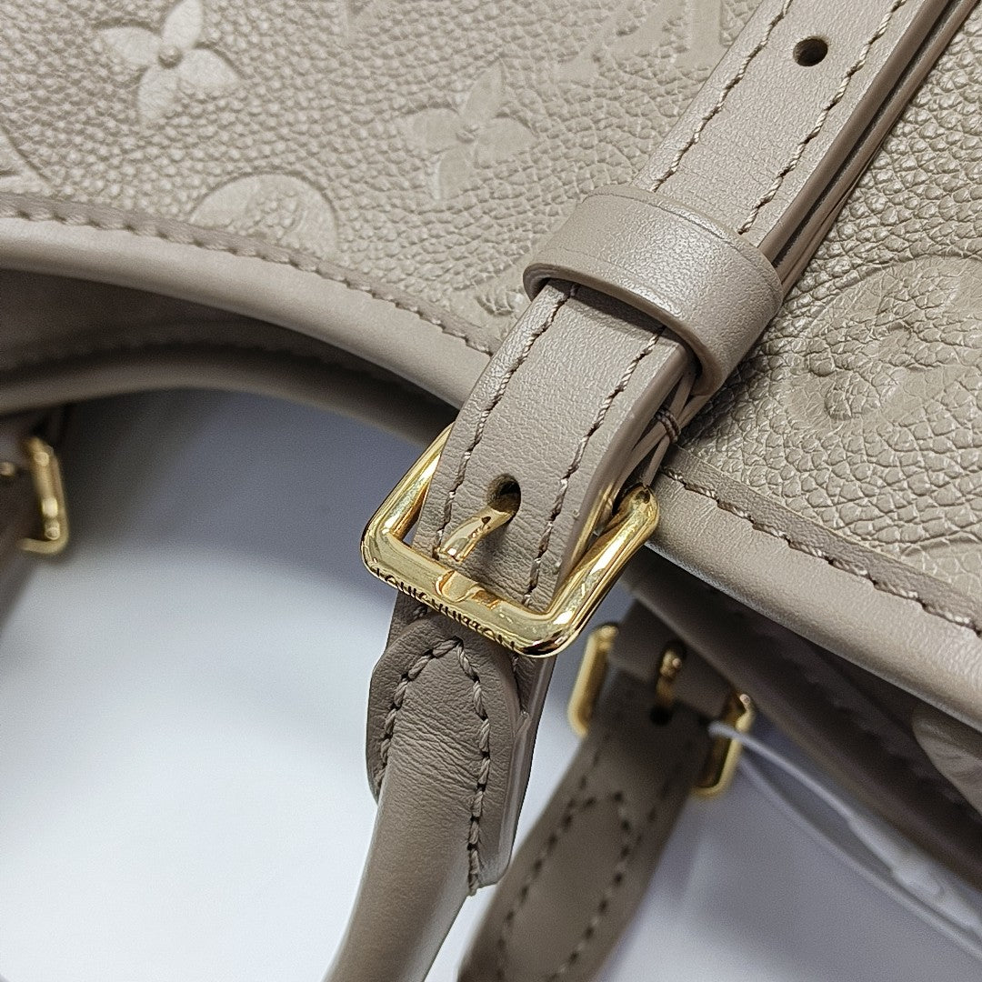 Monogram Calfskin Gray