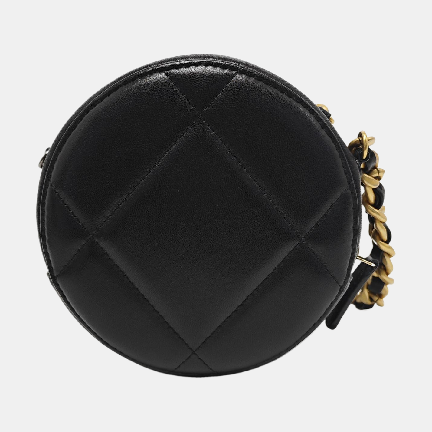 CHANEL 19 Small Quilted Lambskin Black
