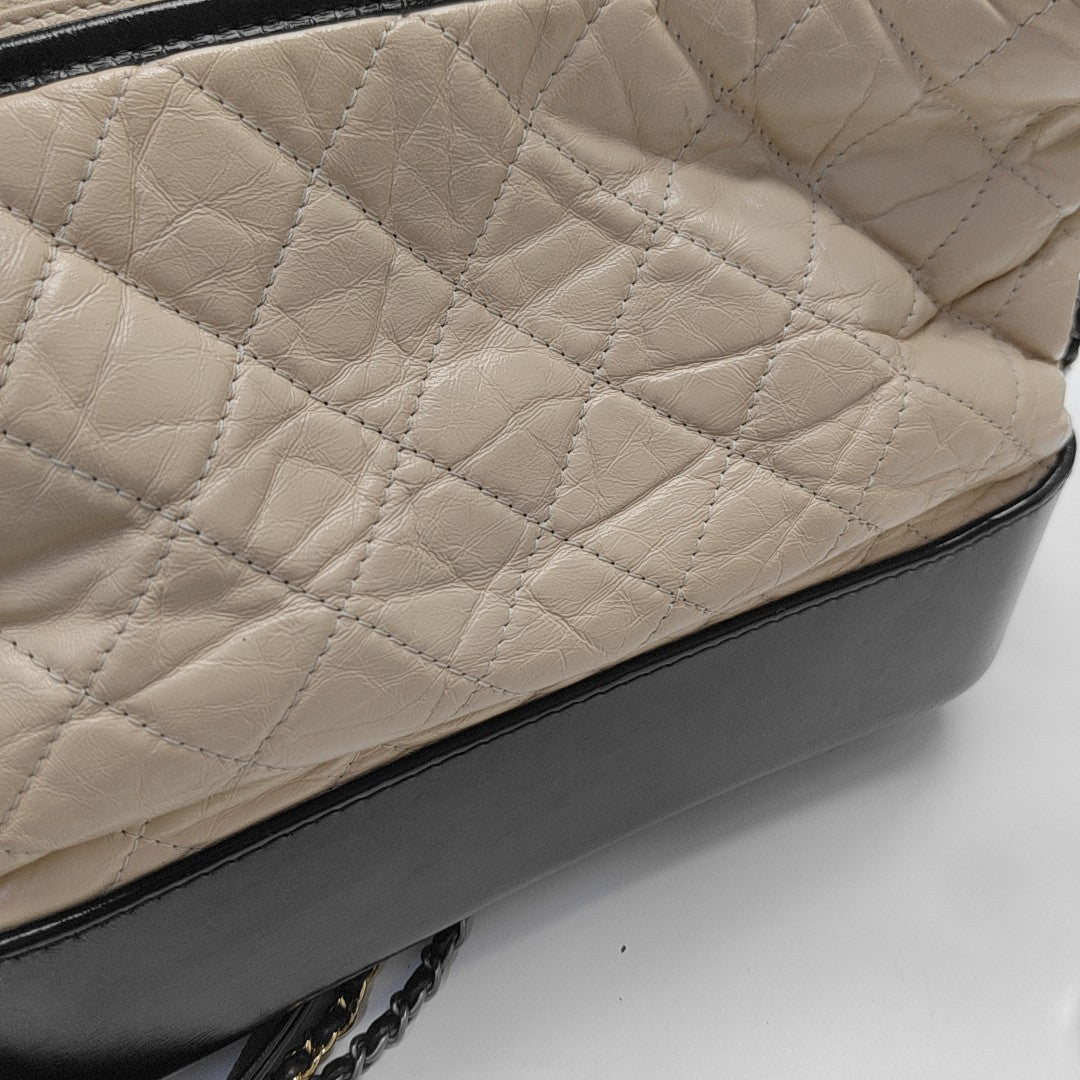 GABRIELLE Medium Quilted Calfskin Pink