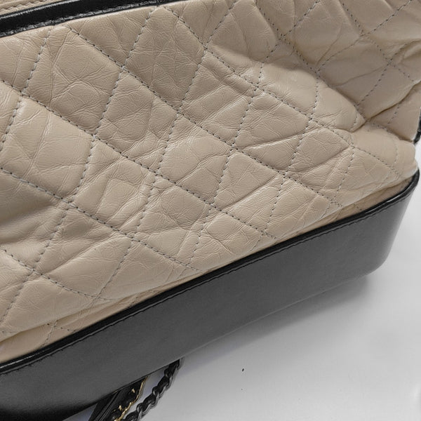 GABRIELLE Medium Quilted Calfskin Pink