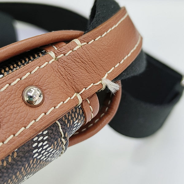 Capétien MM Coated Canvas Brown
