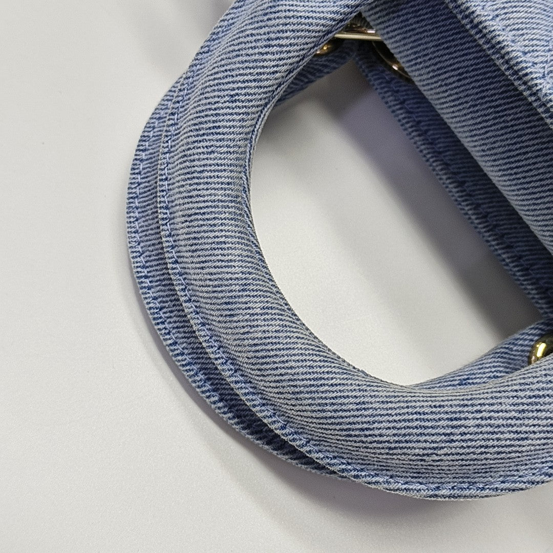 Lady D-Joy Medium Cannage Denim Blue
