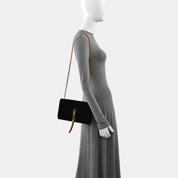 KATE Medium Suede Black