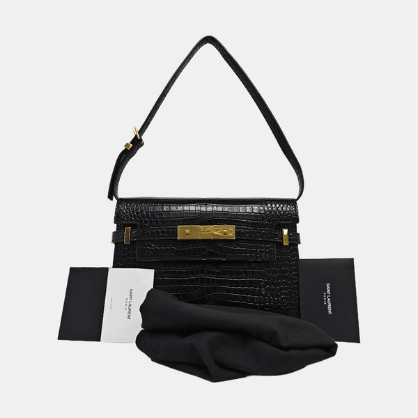 MANHATTAN Small Calfskin Black
