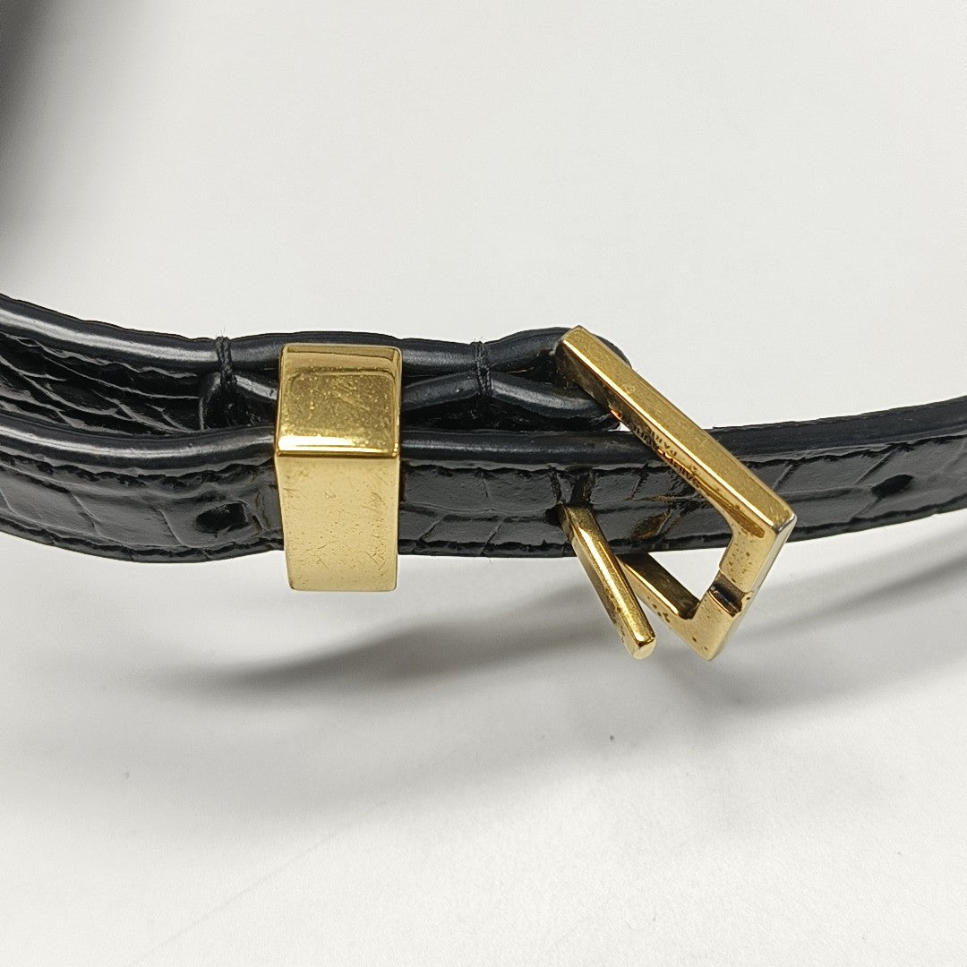 MANHATTAN Small Calfskin Black
