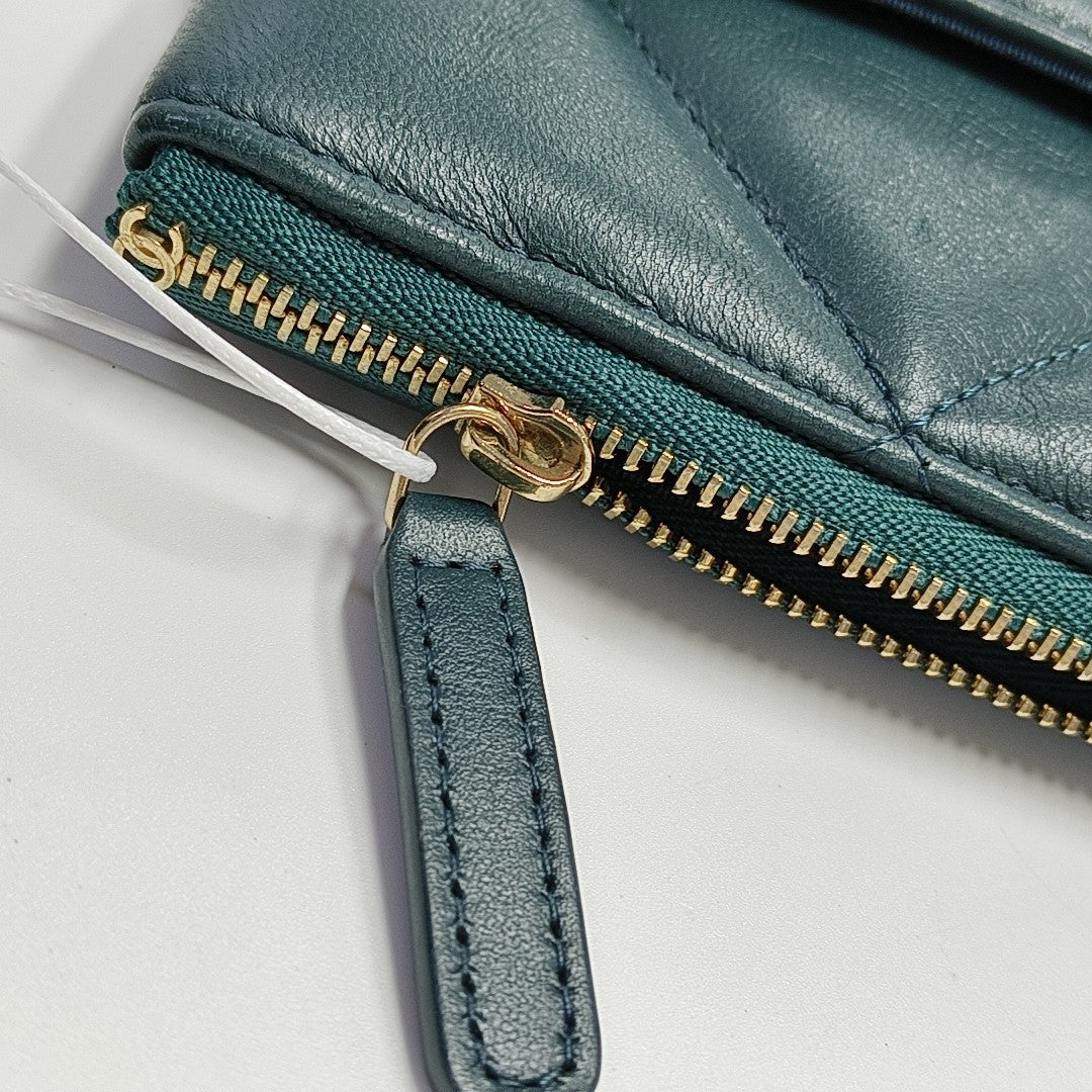 CHANEL 19 Small Quilted Lambskin Blue