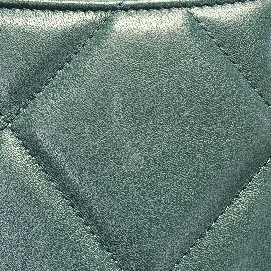 CHANEL 19 Small Quilted Lambskin Blue