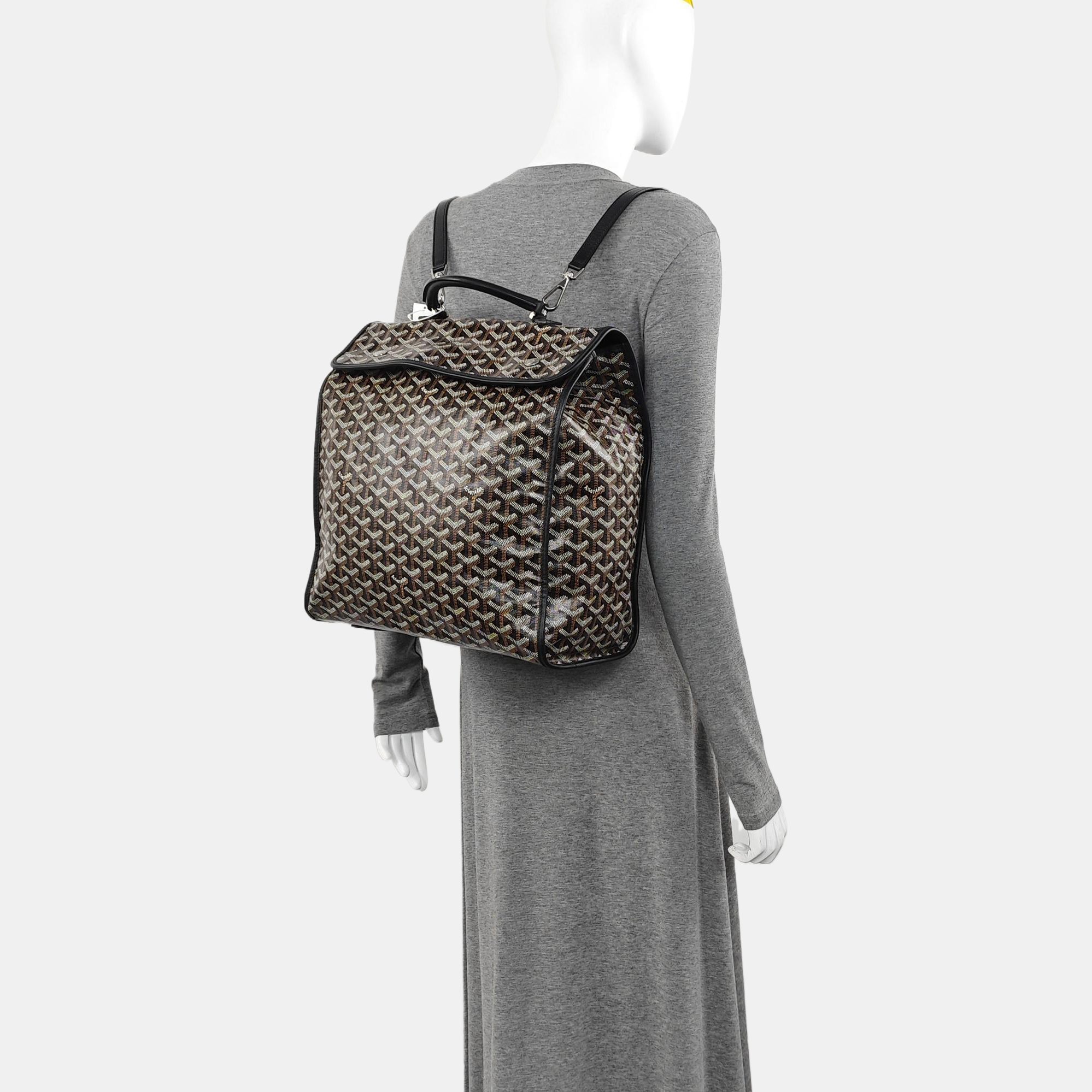Saint Léger Coated Canvas Black