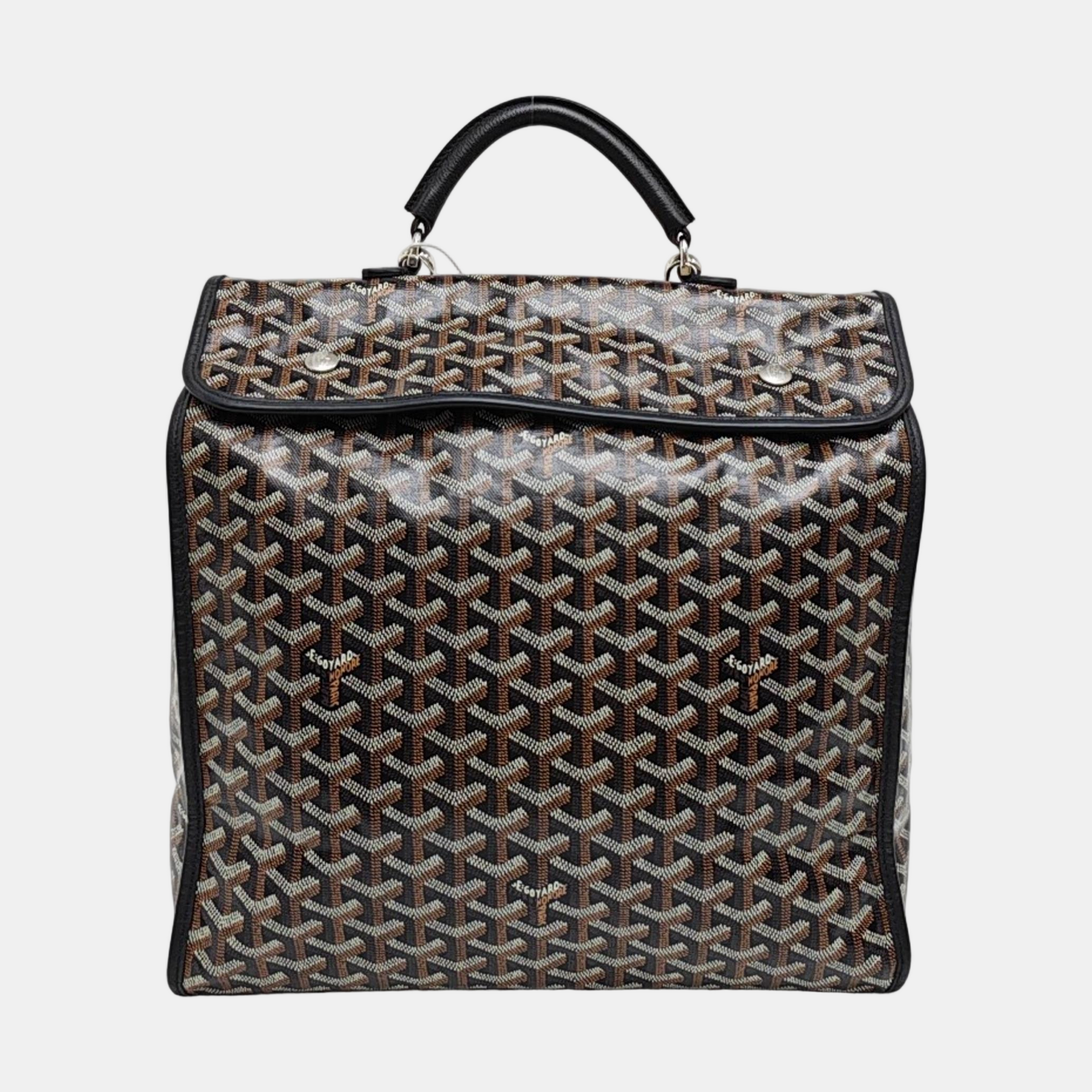 Saint Léger Coated Canvas Black