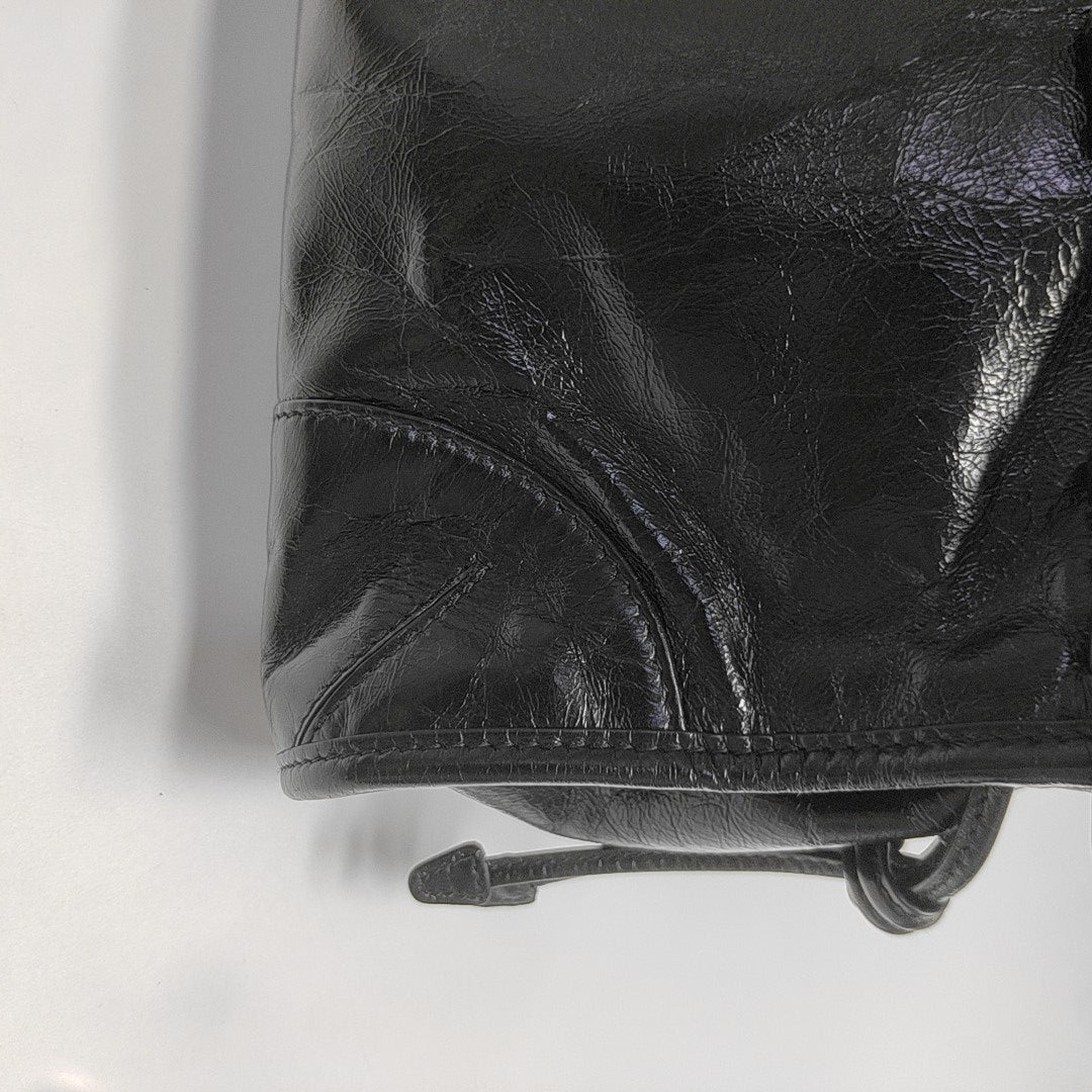 Bonnie Medium Patent Leather Black