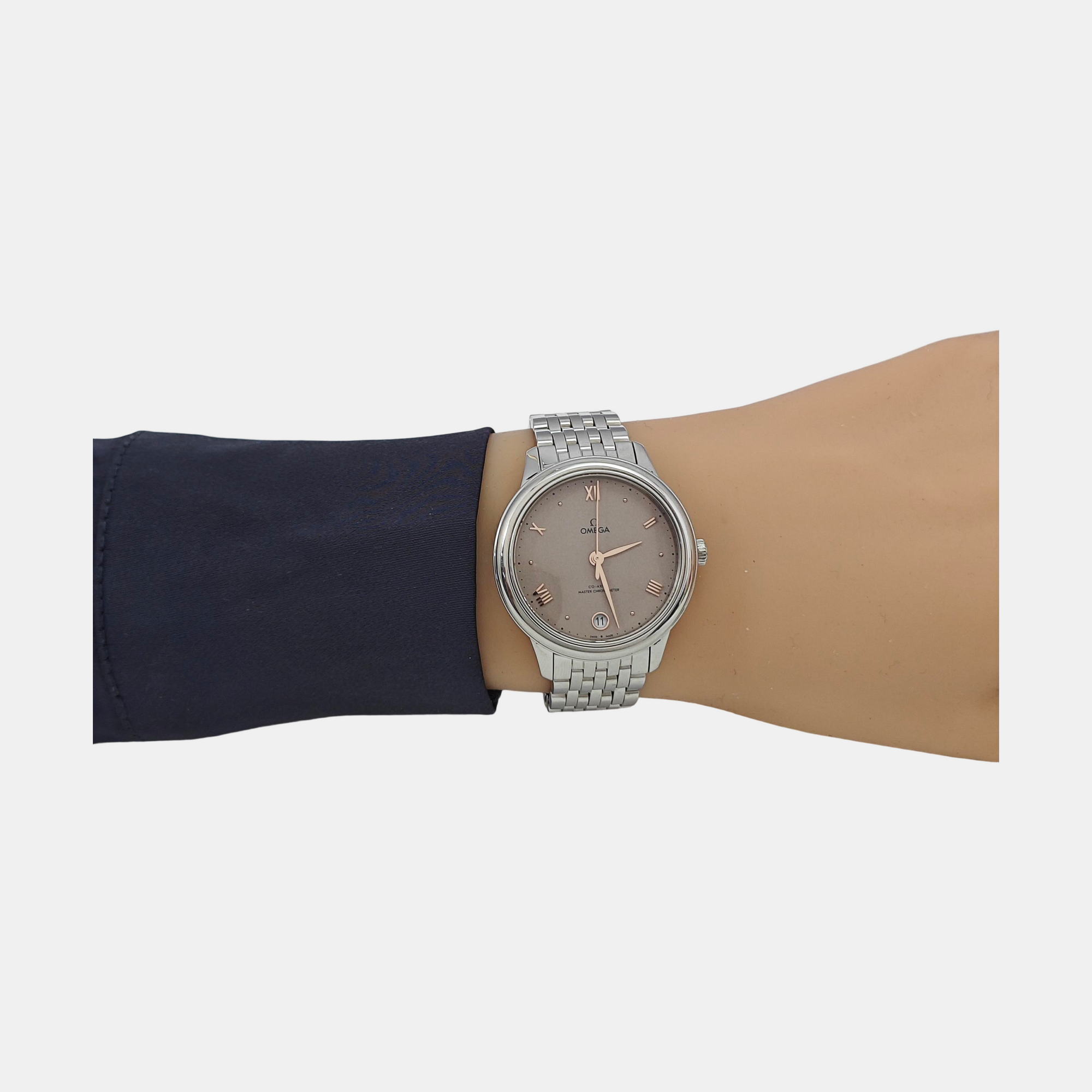 De Ville 34mm Rose Gold Automatic Watch