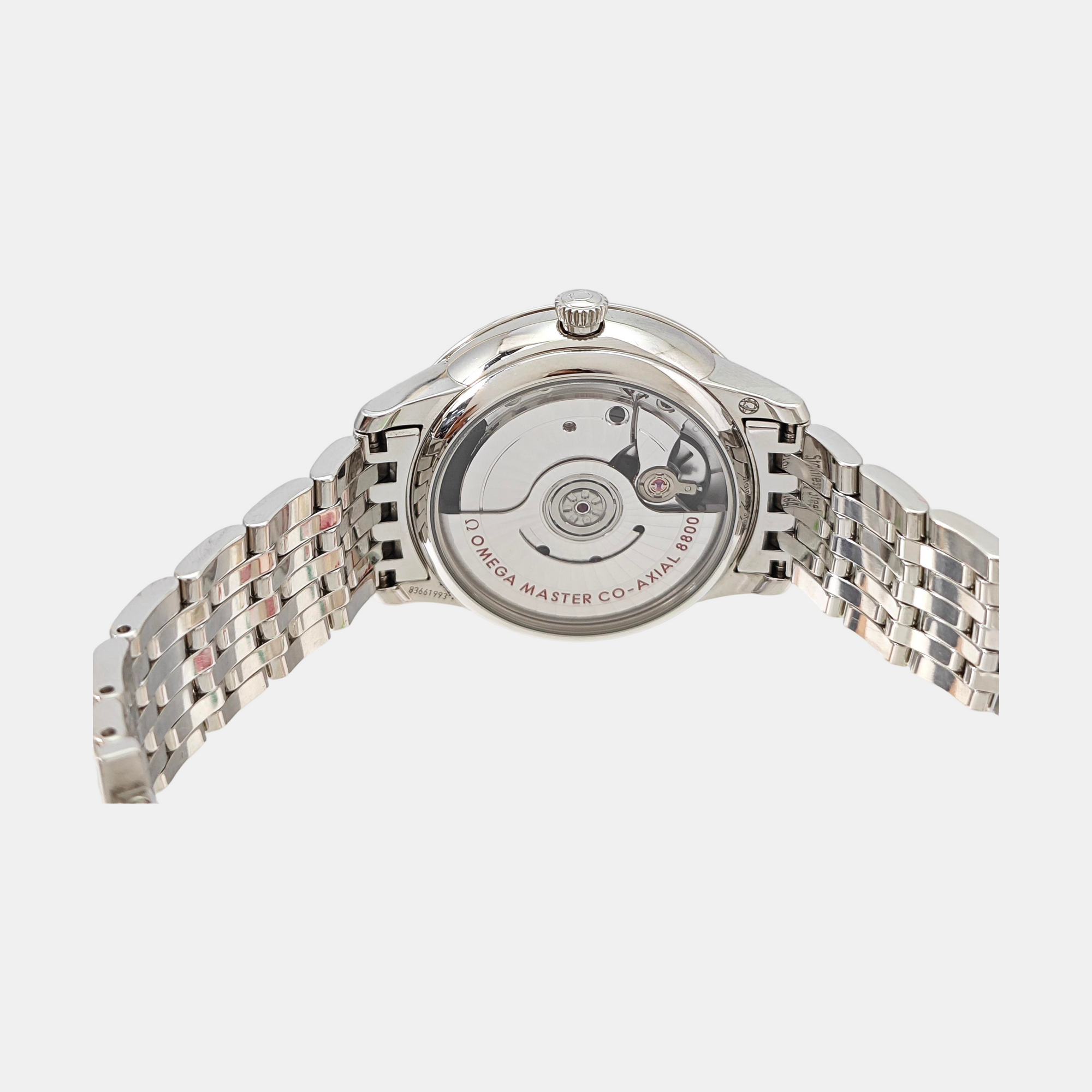 De Ville 34mm Rose Gold Automatic Watch