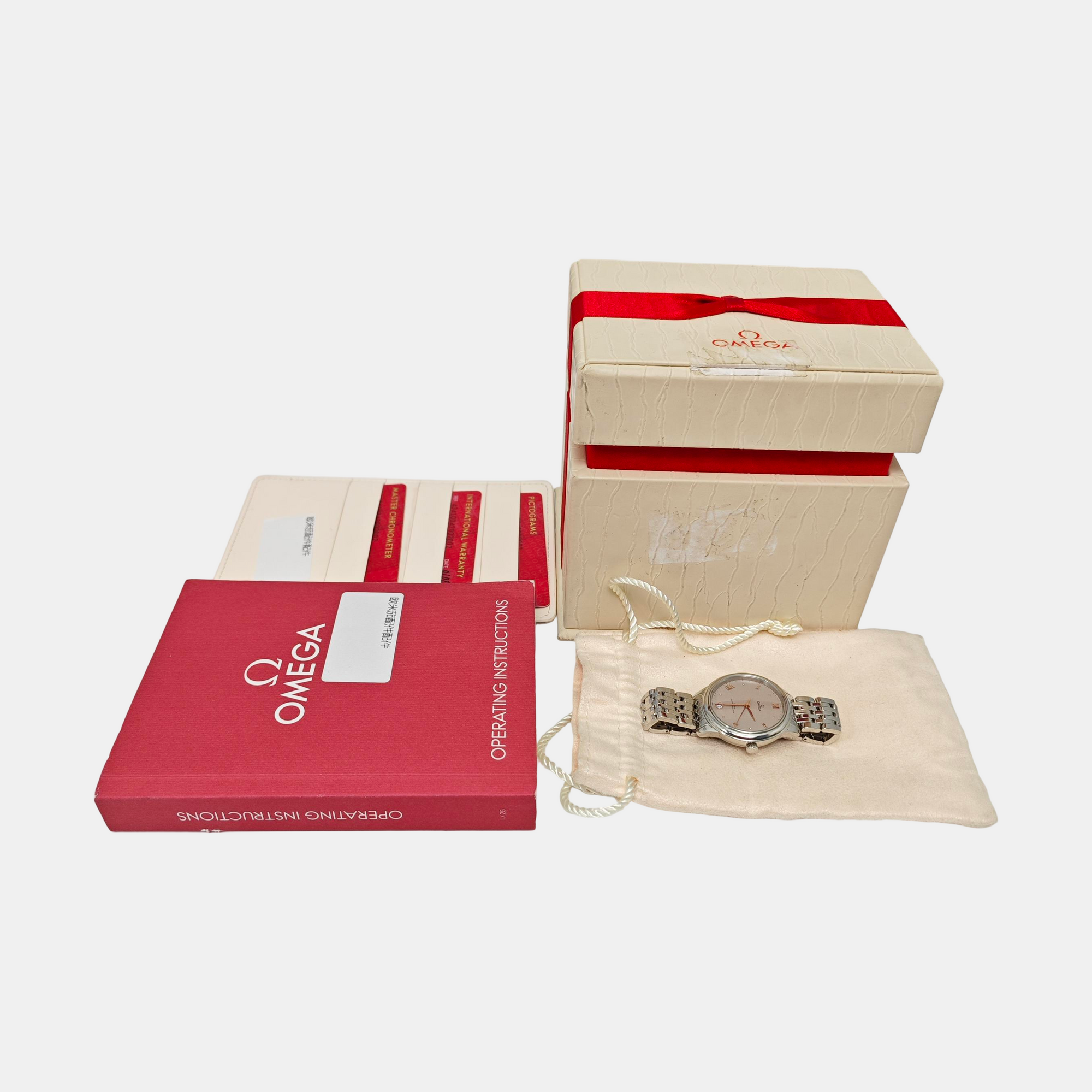 De Ville 34mm Rose Gold Automatic Watch