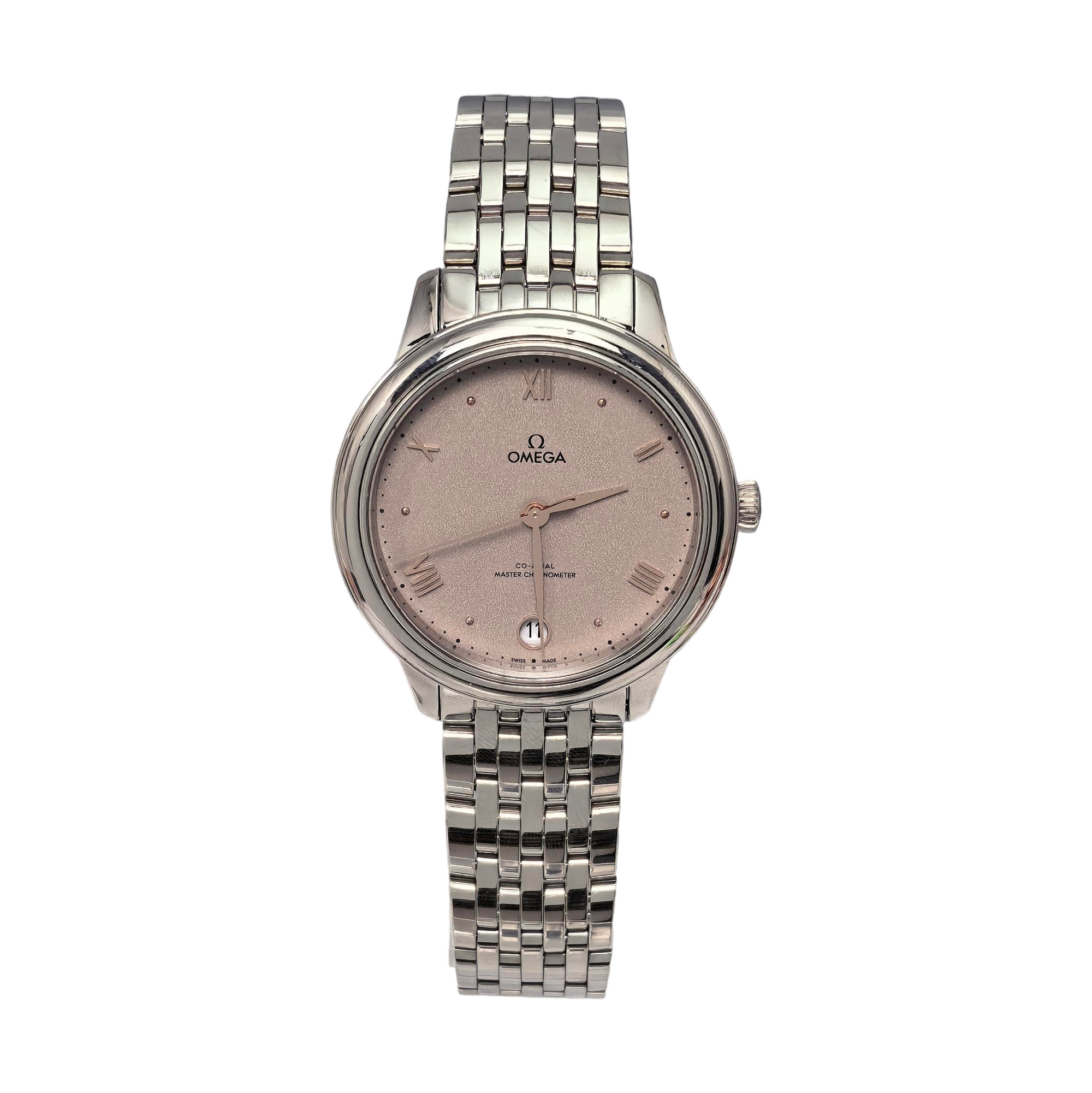De Ville 34mm Rose Gold Automatic Watch