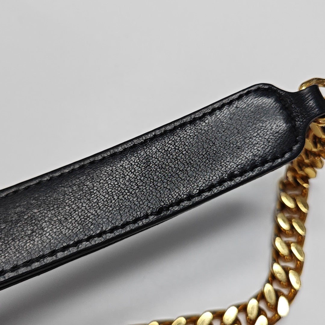 VICKY Small Quilted Lambskin Black