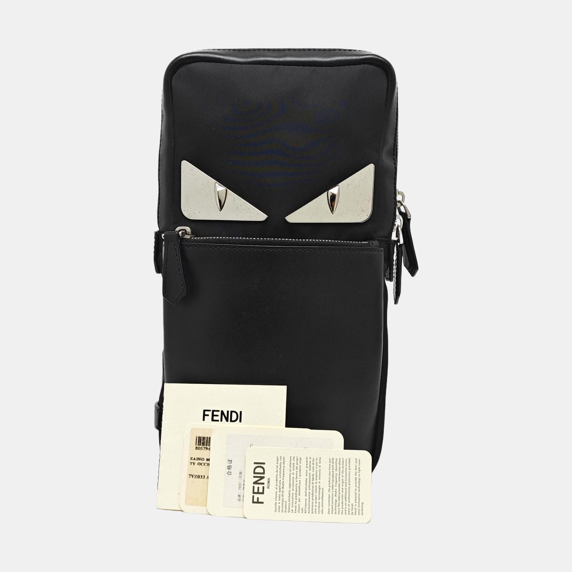 Calfskin Shoulder Bag Black