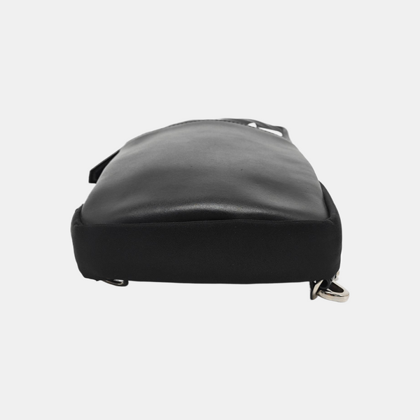 Calfskin Shoulder Bag Black