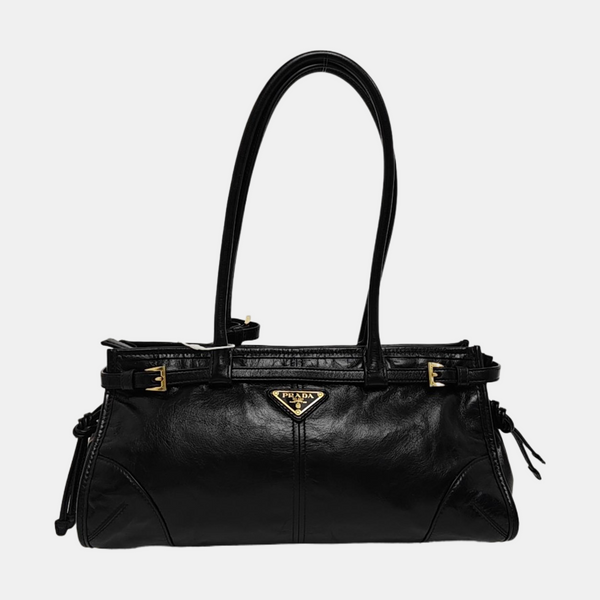 Bonnie Medium Patent Leather Black