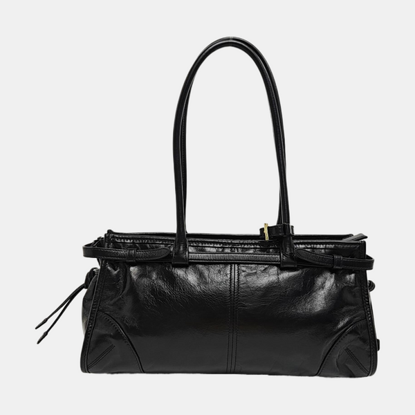 Bonnie Medium Patent Leather Black