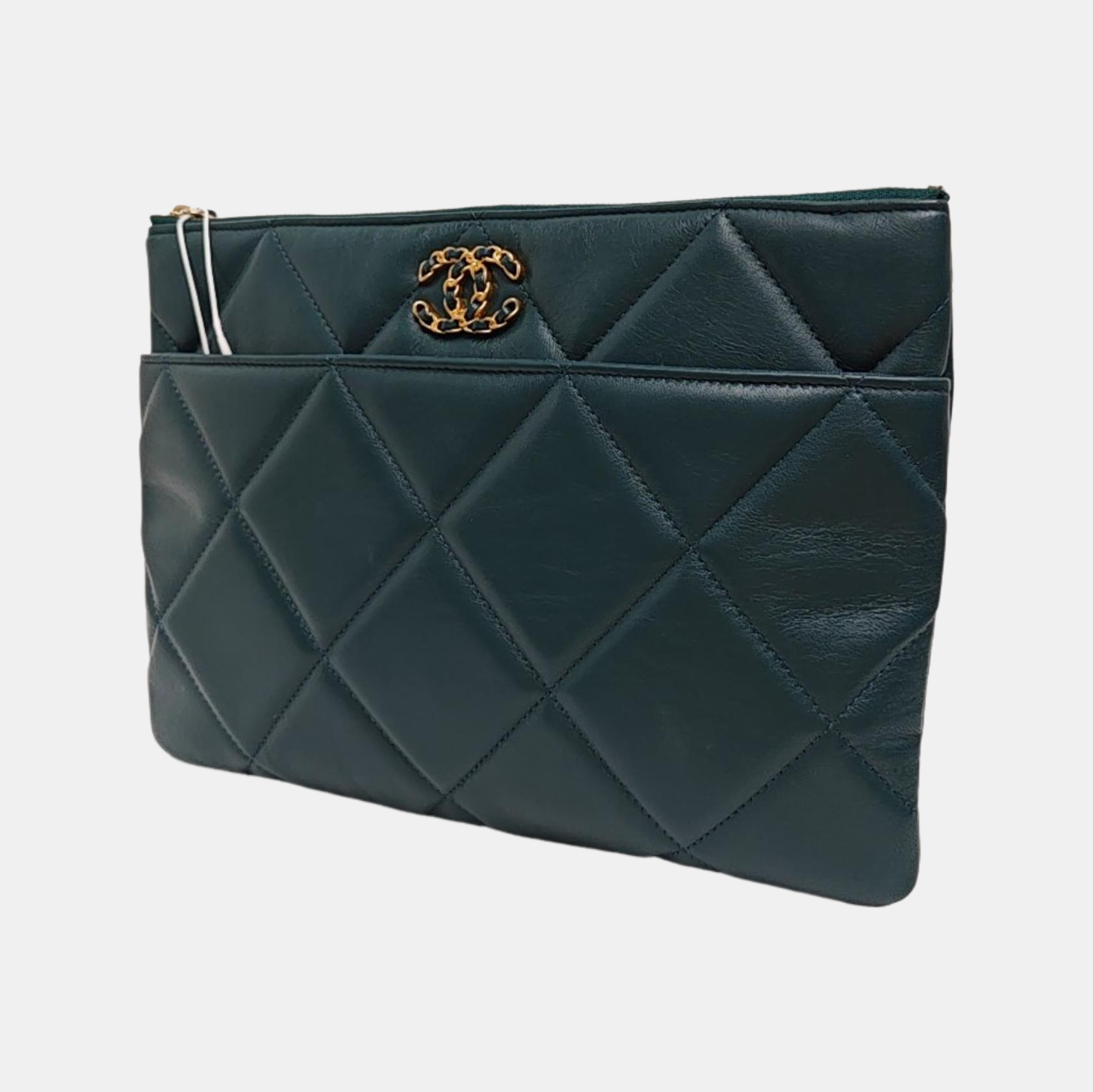 CHANEL 19 Small Quilted Lambskin Blue