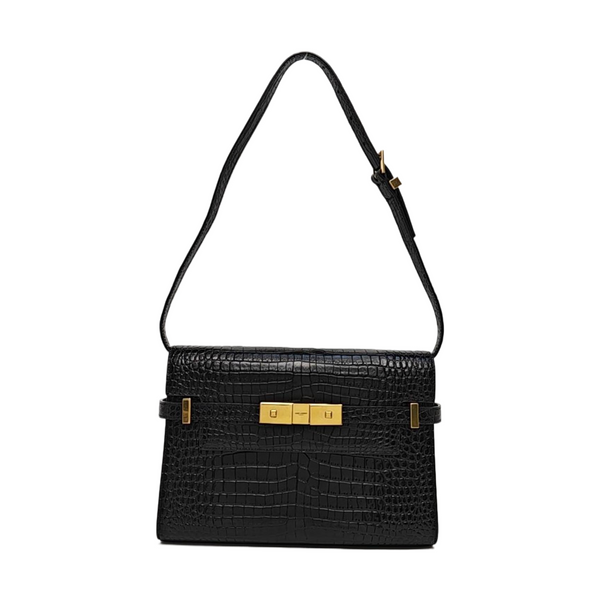 MANHATTAN Small Calfskin Black